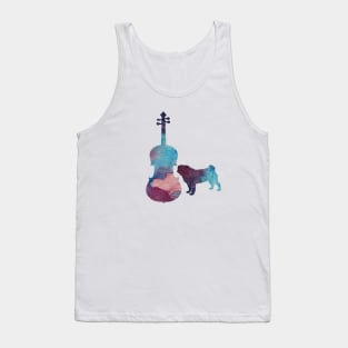 Viola pug art Tank Top